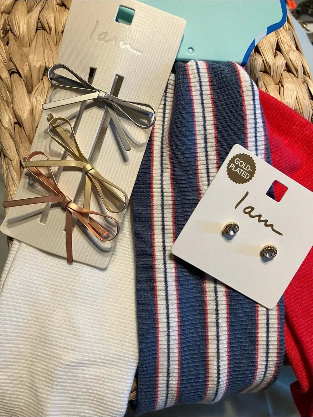 PIPER . K - set of three Headbands&three hair pins or a pair of earrings FREE!!